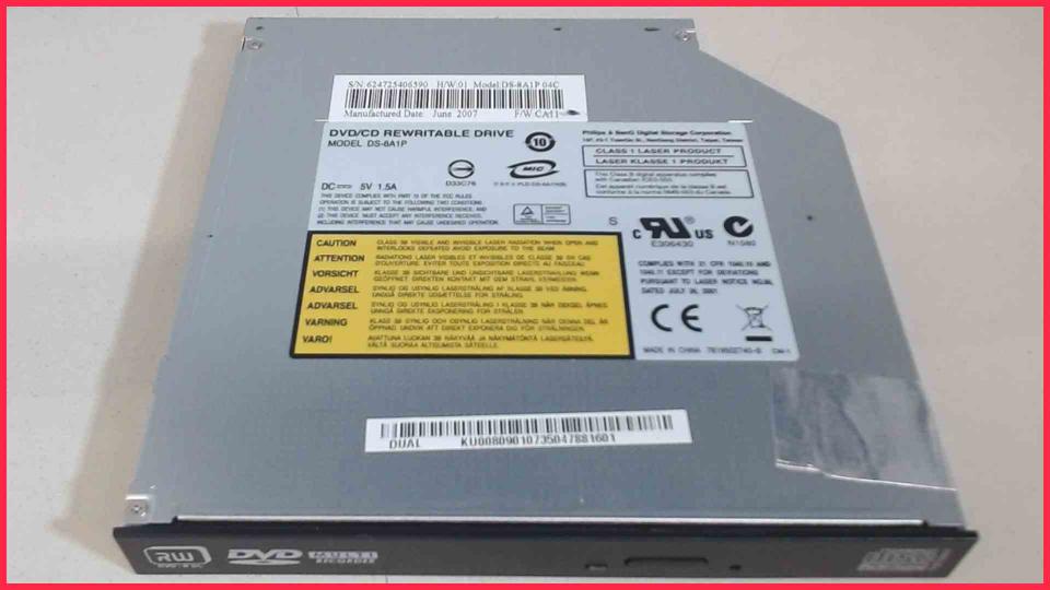 DVD Burner Writer & cover DS-8A1P IDE/AT TravelMate 4280 4283WLMi