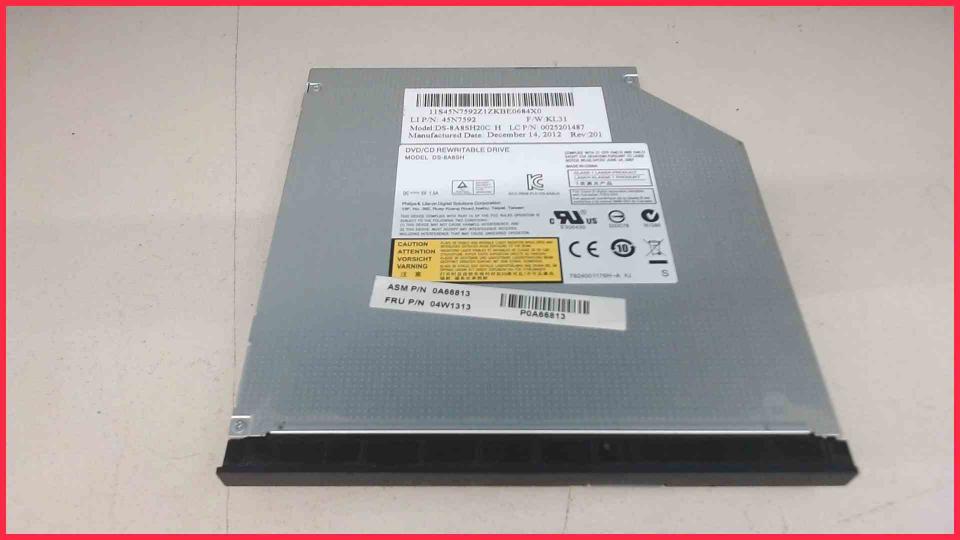 DVD Burner Writer & cover DS-8A8SH SATA Lenovo ThinkPad L530 2481-3OG