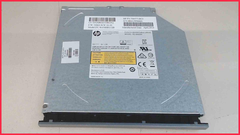DVD Burner Writer & cover DU-8A5SH SATA HP ProBook 470 G1