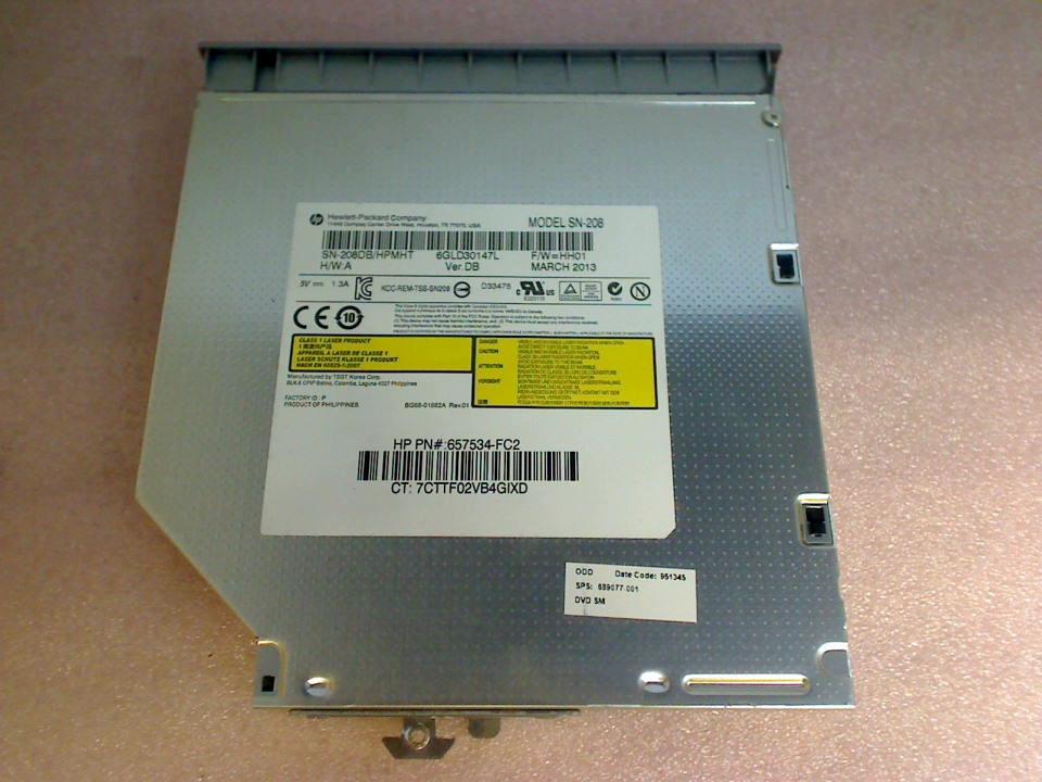 DVD Burner Writer & cover Model SN-208 SATA HP EliteBook 8470p i7