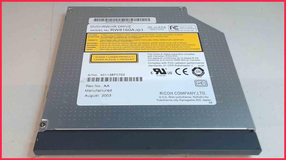 DVD Burner Writer & cover RW8160A/01 IDE Fujitsu Amilo D 7830 -2