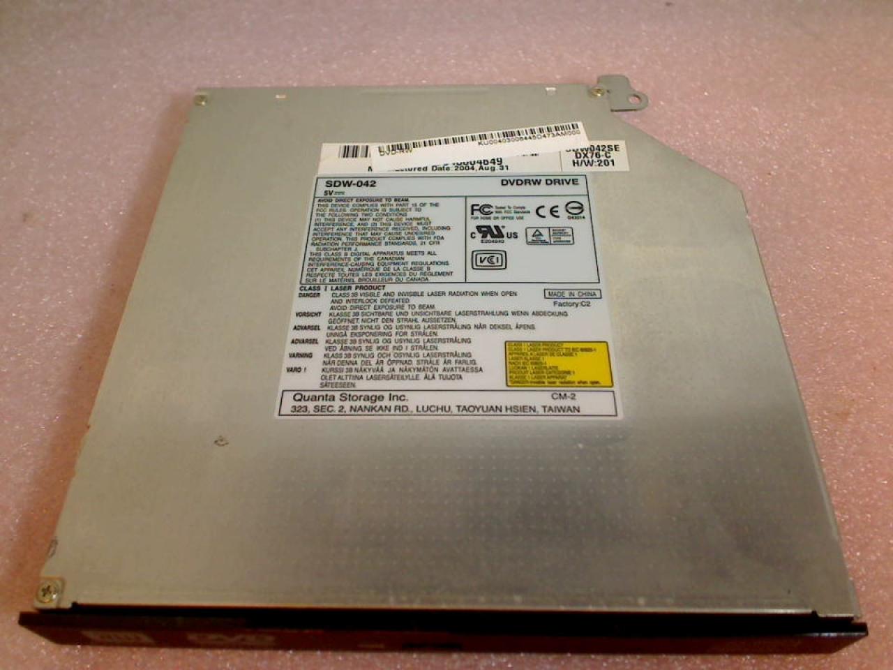 DVD Burner Writer & cover SDW-042 Acer 1360 1362WLMi