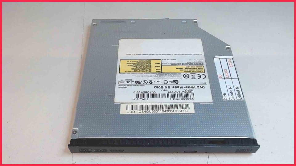 DVD Burner Writer & cover SN-S083 SATA eMachines G725 KAWH0 -2