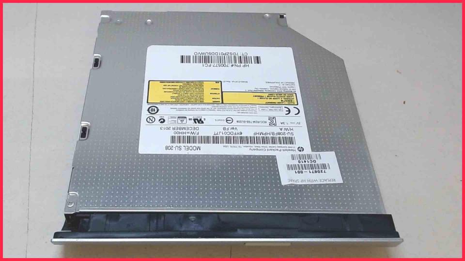 DVD Burner Writer & cover SU-208 SATA HP Pavilion 17-E147EG
