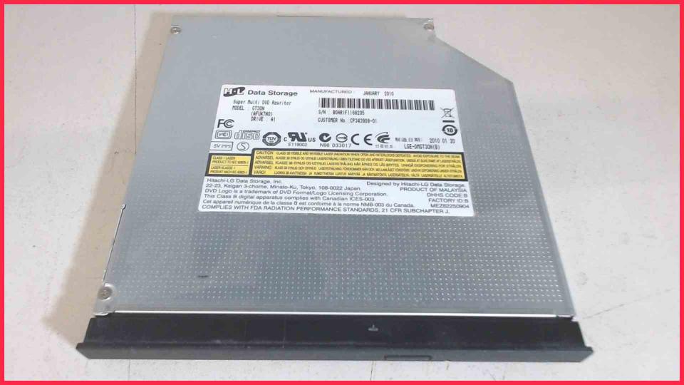 DVD Burner Writer & cover Super Multi GT30N SATA Fujitsu Lifebook A530 -4