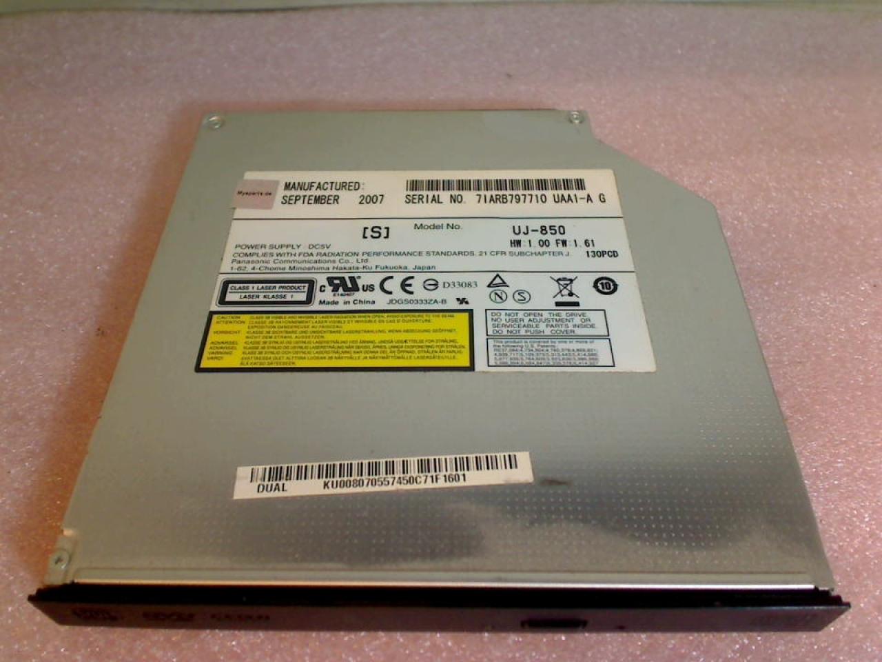 DVD Burner Writer & cover UJ-850 Acer Aspire 5315 -3