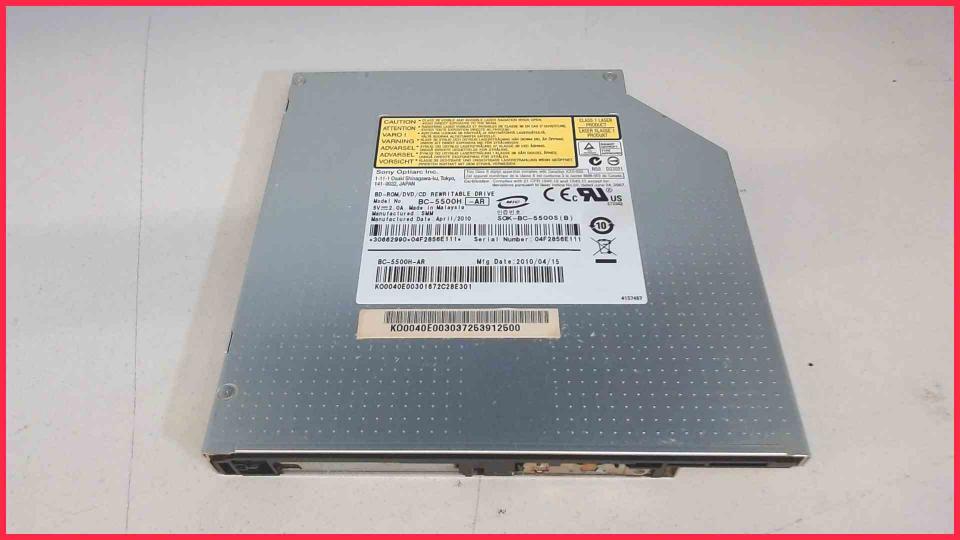 DVD burner without cover Blu-Ray BC-5500H-AR SATA Acer Aspire 8943G ZYA