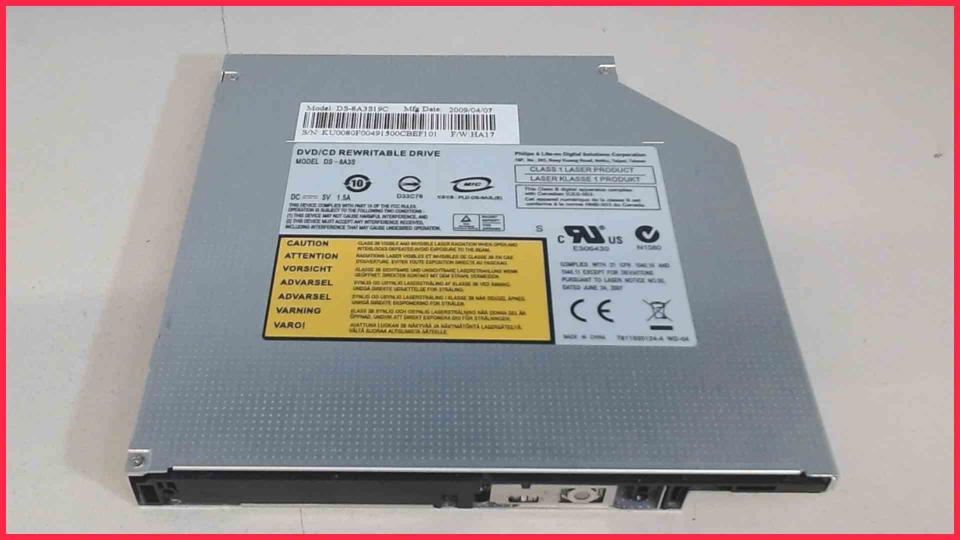 DVD burner without cover DS-8A3S SATA Packard Bell Easynote LJ65 KAYF0 -2