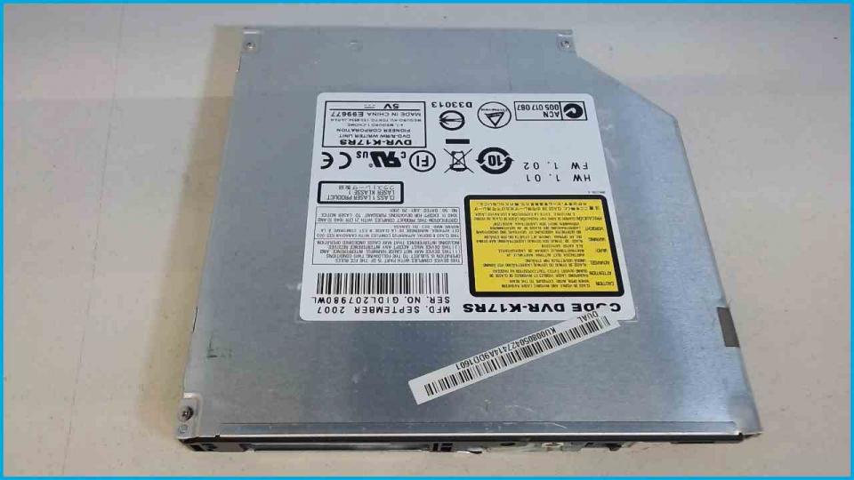 DVD burner without cover DVR-K17RS Acer 7520G ICY70 (8)