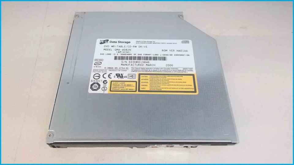 DVD burner without cover GMA-4082N AT/IDE MSI MegaBook S271