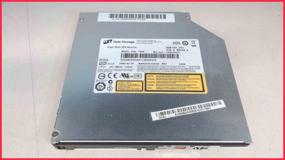 DVD burner without cover GSA-T40N IDE/AT Acer Aspire 5720ZG ICL50