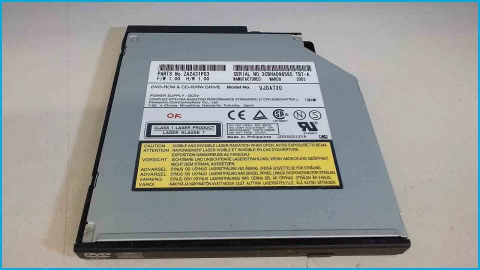 DVD-ROM Drive Module + CD-R/RW SD-C2502 Toshiba Satellite Pro 6000 2400