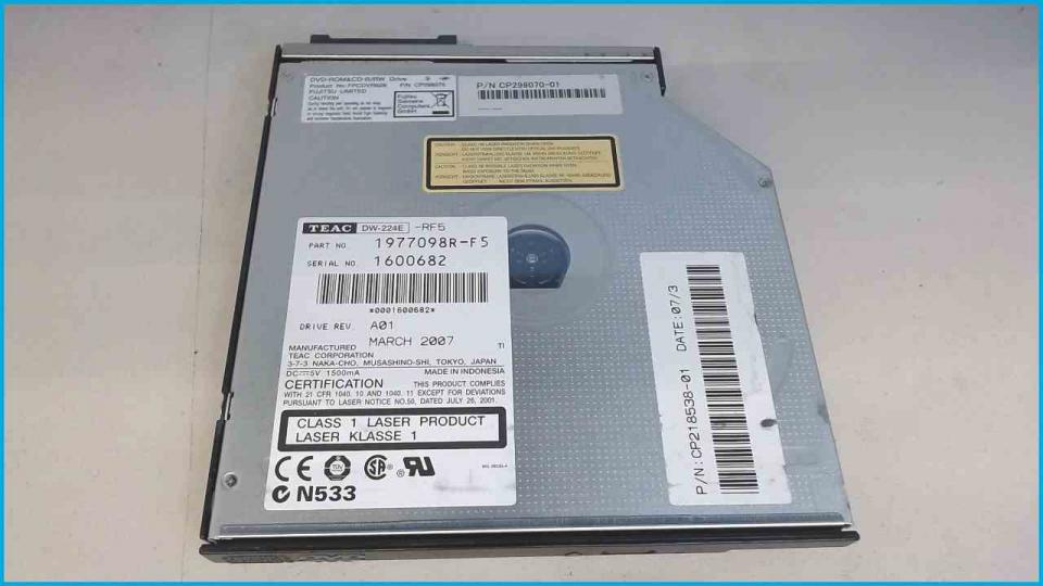 DVD-ROM Drive Module CD-R/RW Teac DW-224E-RF5 LifeBook S7110 WL2