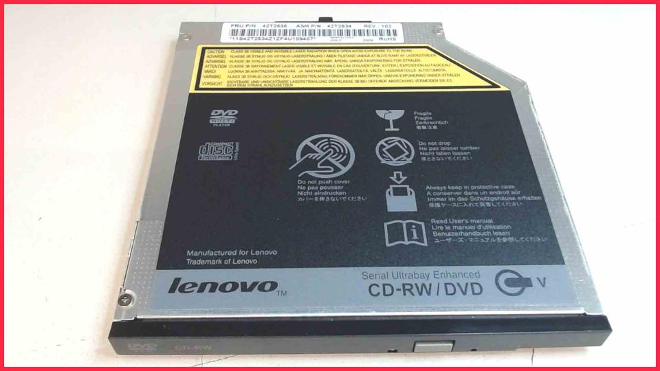 DVD-ROM Drive Module CD-RW GCC-T20N SATA Thinkpad R500 2716
