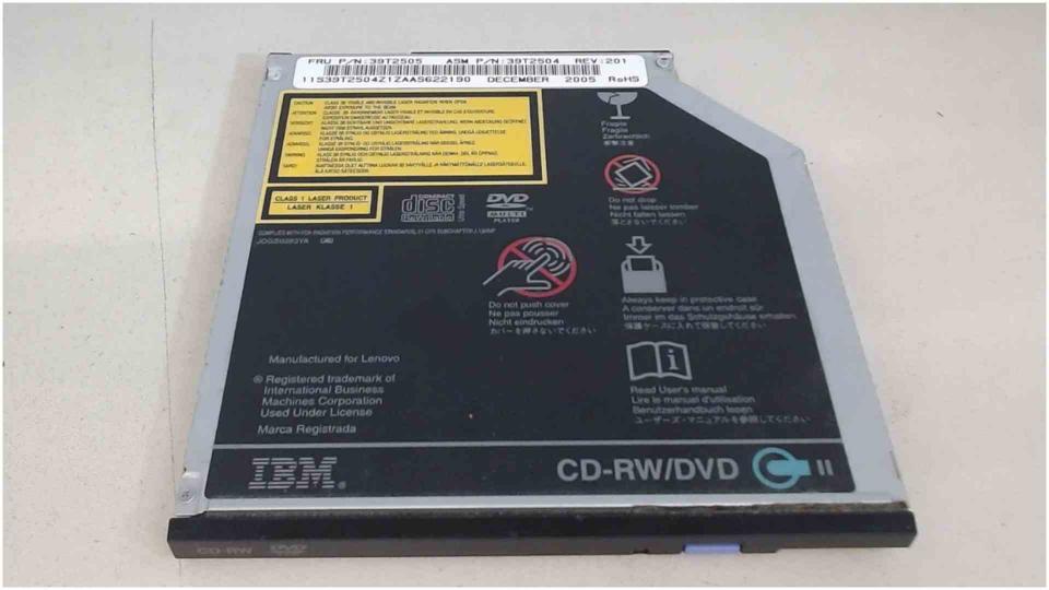 DVD-ROM Drive Module CD-RW UJDA765 AT/IDE ThinkPad T43 1871