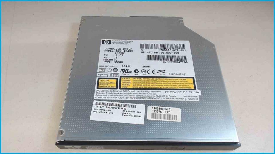 DVD-ROM Drive Module GCC-4243N (S05D) IDE Compaq nc6120 -4