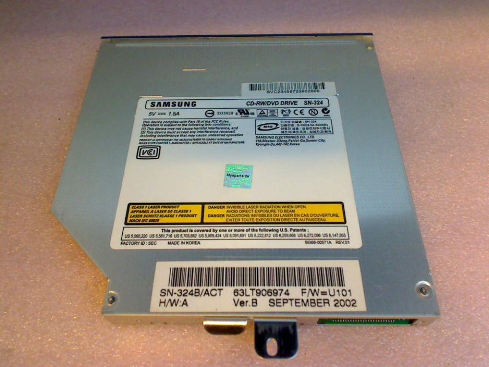 DVD-ROM Drive Module SN-324 Targa 1900 WS N341C2