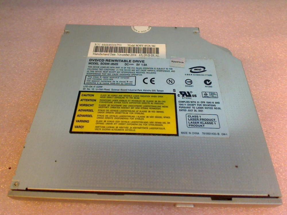 DVD-ROM Drive Module SOSW-852S Averatec 6220 AV6230-GE1