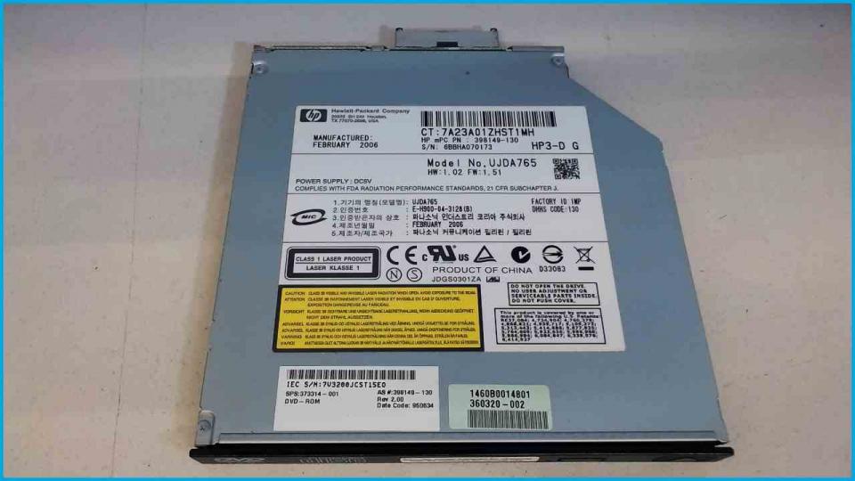 DVD-ROM Drive Module UJDA765 (IDE/AT) HP Compaq nc6220