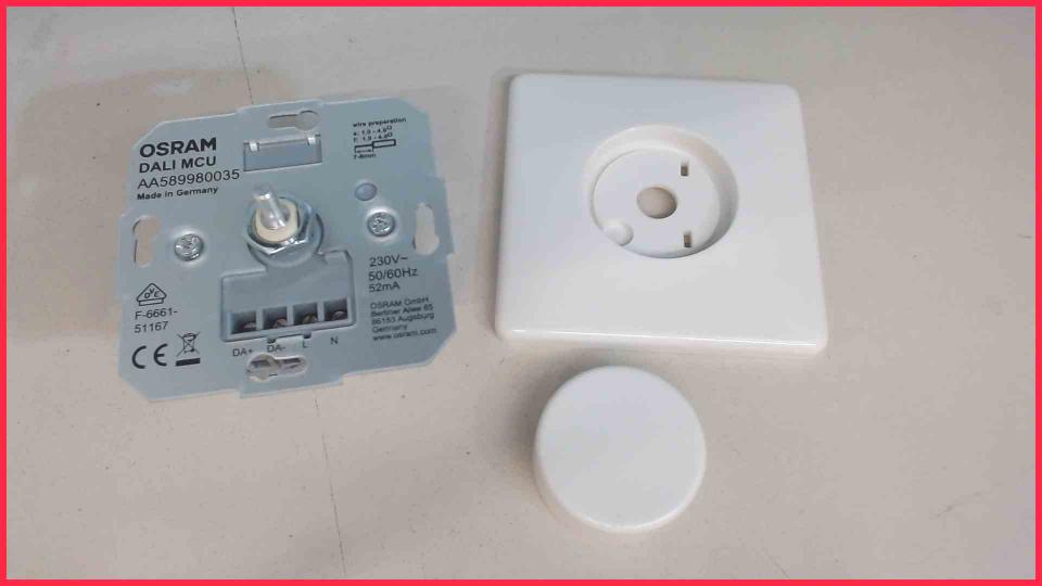 Rotary dimmer Potentiometer Lichtschalter OSRAM Dali Mcu 230 Dim