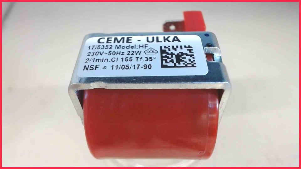 Pressure water pump CEME-ULKA 17/5352 Model HF Krups Nespresso Type XN601