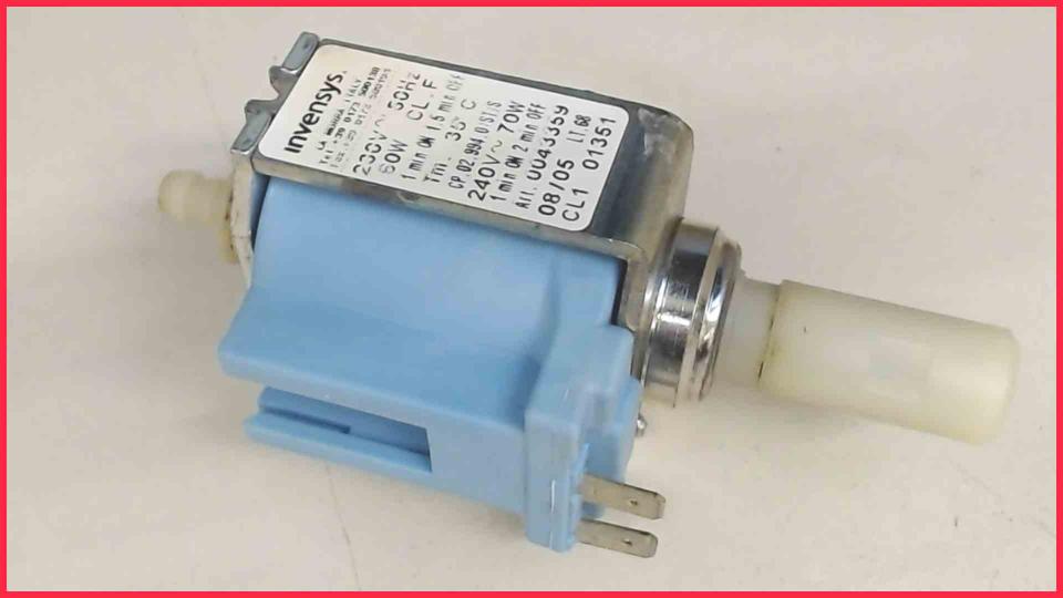 Pressure water pump Invensys CP.02.994.0/ST/S Impressa S7 Typ 647 D1 -3