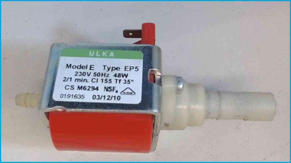 Pressure water pump Model E Type EP5 230V 50 Hz 48W DeLonghi Perfekta ESAM5400.G