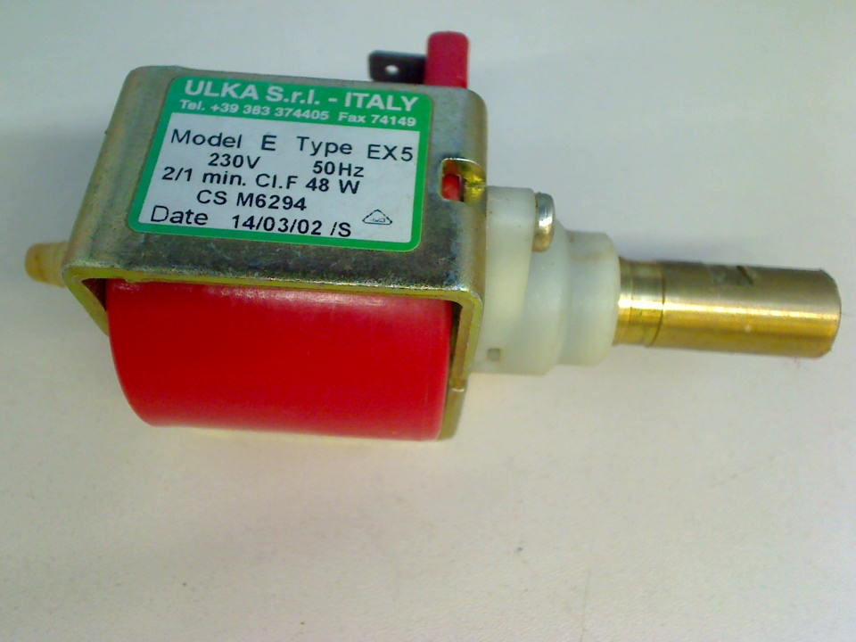 Pressure water pump Model E Type EX5 2/1 min.CI.F 48 W Saeco Royal Classic SUP01