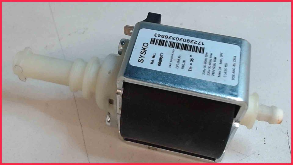 Pressure water pump SYSKO CLASS 155 Caffeo Solo E950-222 -3