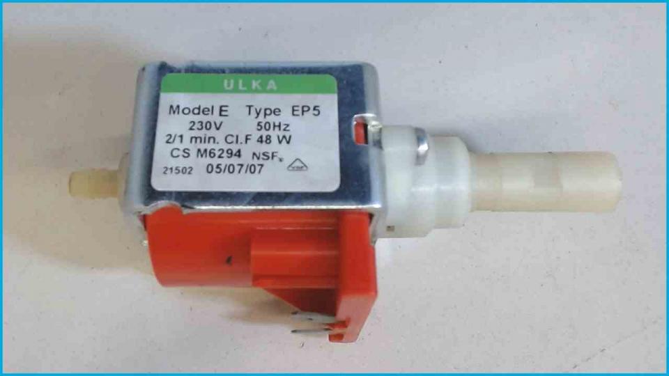 Pressure water pump ULKA Model E Type EP5 AEG Caffe Silenzio CS 5200 CAT.MA