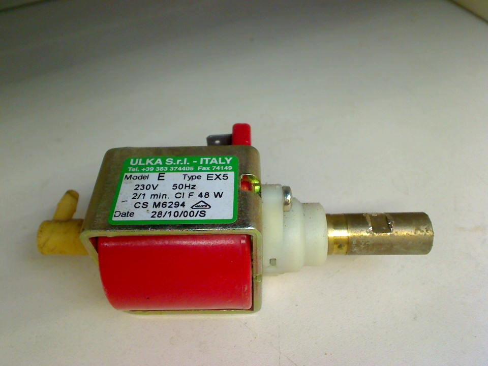 Pressure water pump ULKA Model E Type EX5 Saeco Magic De Luxe SUP012R