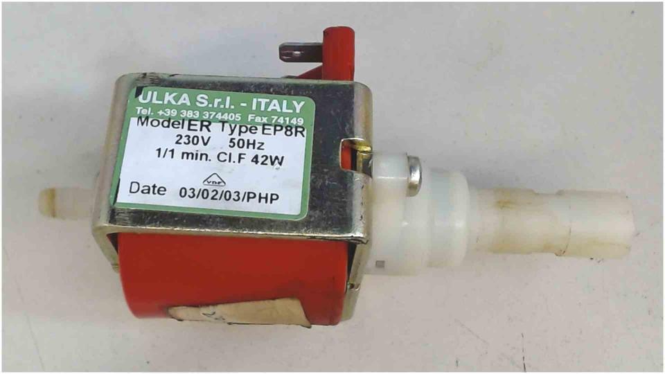 Pressure water pump ULKA Model ER Type EP8R Philips Senseo HD7800 -2