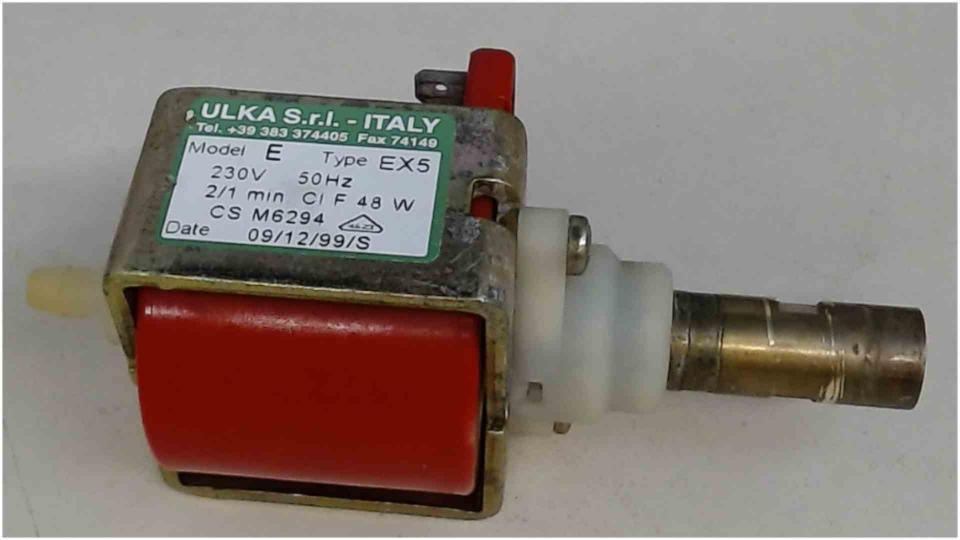 Pressure water pump Ulka Model E Type EX5 230V Saeco SUP018MR