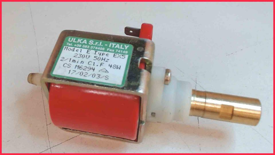 Pressure water pump Ulka Model E Type EX5 Cafe Nova SUP018CDR -2