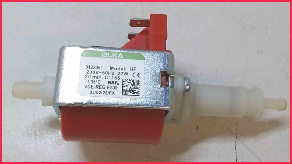 Pressure water pump Ulka Model: HF DeLonghi Nespresso ENV120GY