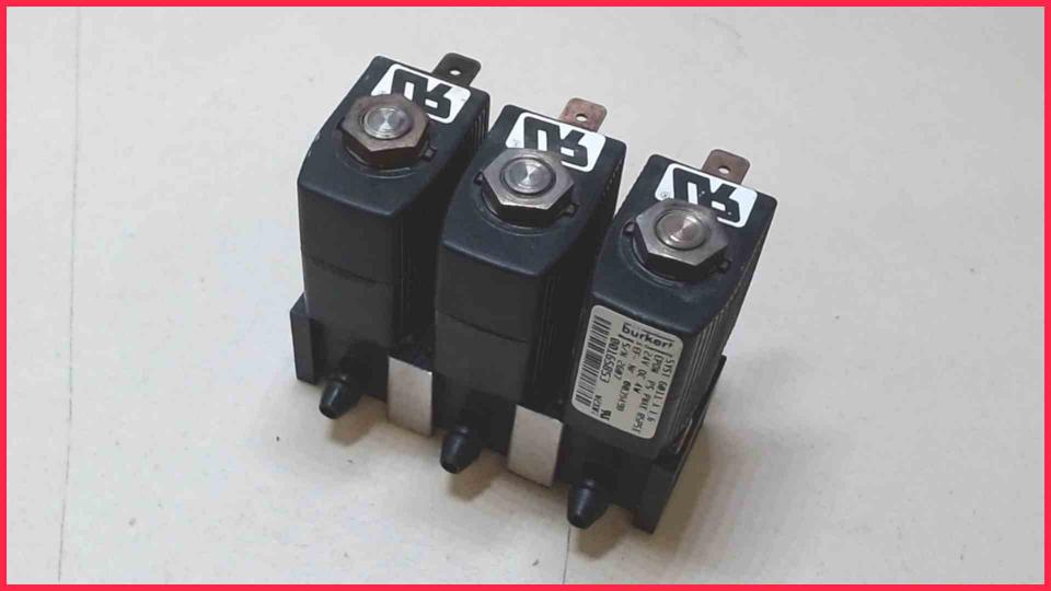 Electromagnets Valve Block 3-fach Bürkert X9 Typ 623 Type 654
