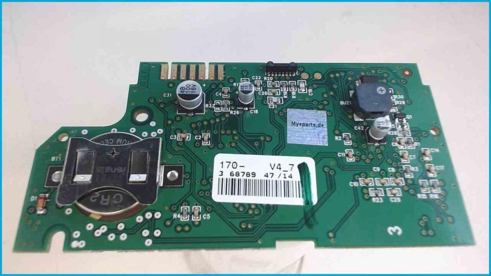 Elektronik Board Platine LCD Bedienfeld 170-V4_7 Krups EA90 EA901010