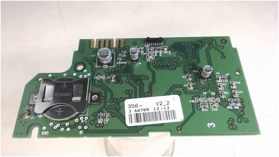 Elektronik Board Platine LCD Bedienfeld 356-V2_2 Krups EA9000
