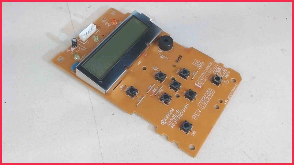 Electronic Board LCD Control Panel A0305-B Kyocera Ecosys FS-3920DN