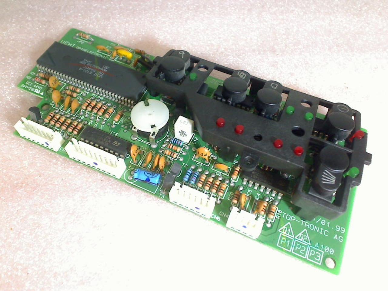 Elektronik Board Platine LCD Bedienfeld AEG CaFamosa CF81 (784) -2
