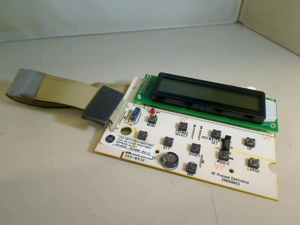 Electronic Board LCD Control Panel DeLonghi Magnifica EAM3400.S