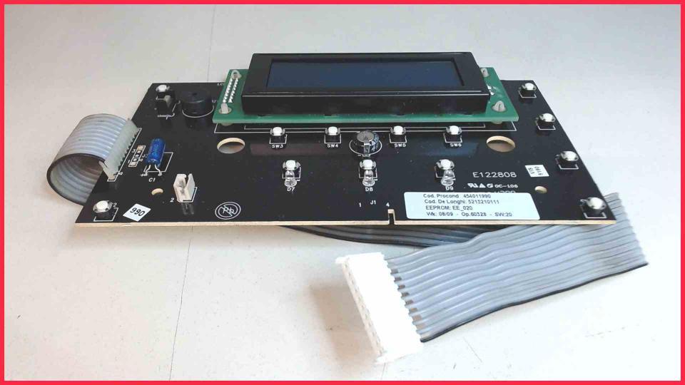 Electronic Board LCD Control Panel (Defekt) PrimaDonna ESAM6600 -4