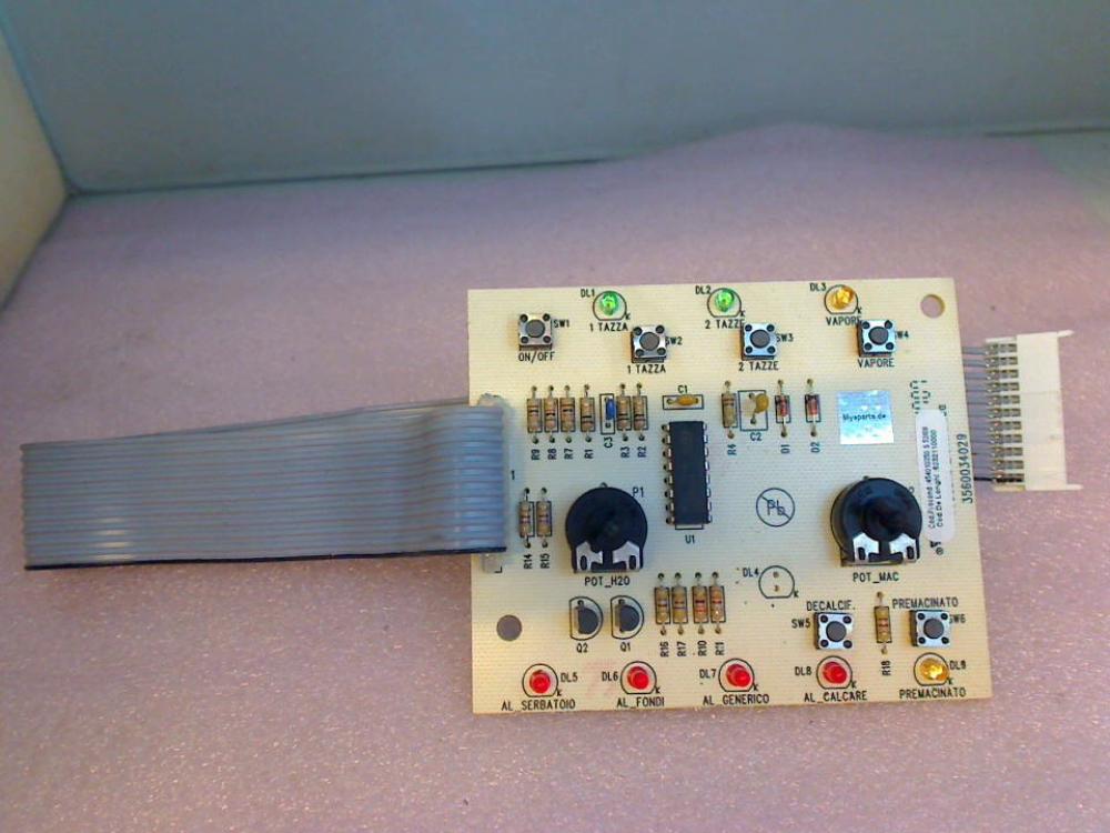 Electronic Board LCD Control Panel Delonghi Magnifica ESAM3000.B -2