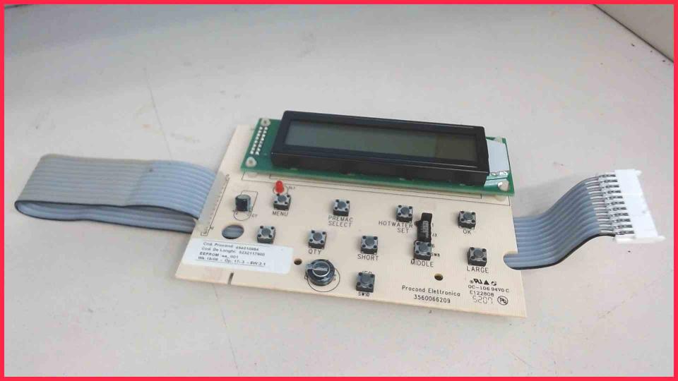 Electronic Board LCD Control Panel Delonghi Magnifica ESAM3500.S -3