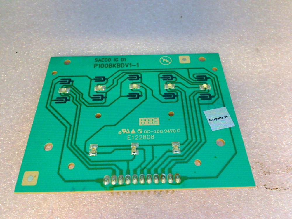 Electronic Board LCD Control Panel Saeco Incanto SUP021YR
