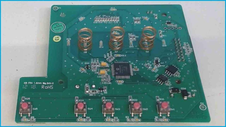 Elektronik Board Platine LCD Bedienfeld V2.25 V1.08 WMF 450 Touch Titan