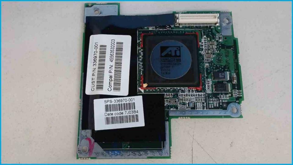 GPU graphics card ATI Radeon SPS-336970-001 HP Compaq nx7000
