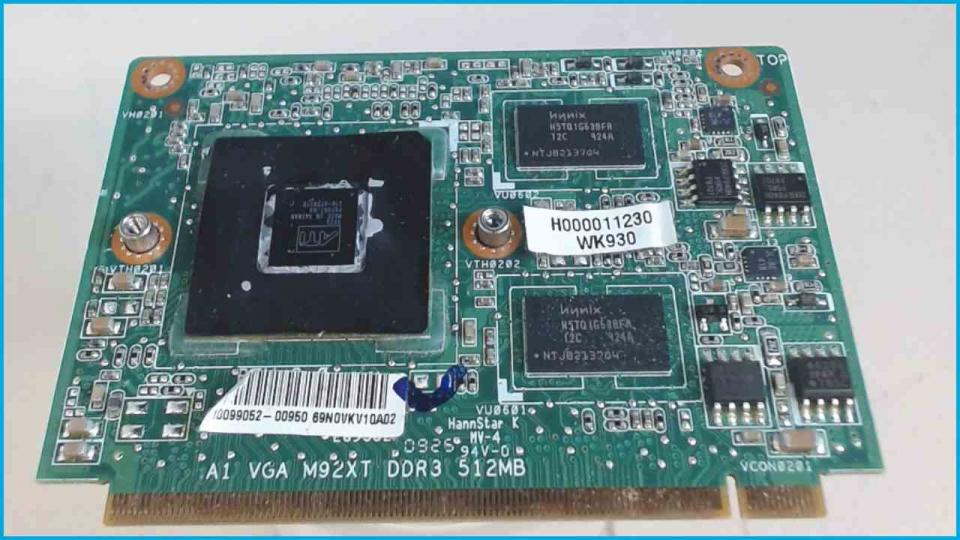 GPU graphics card ATI VGA M92XT DDR3 512MB Toshiba Satellite U500-115
