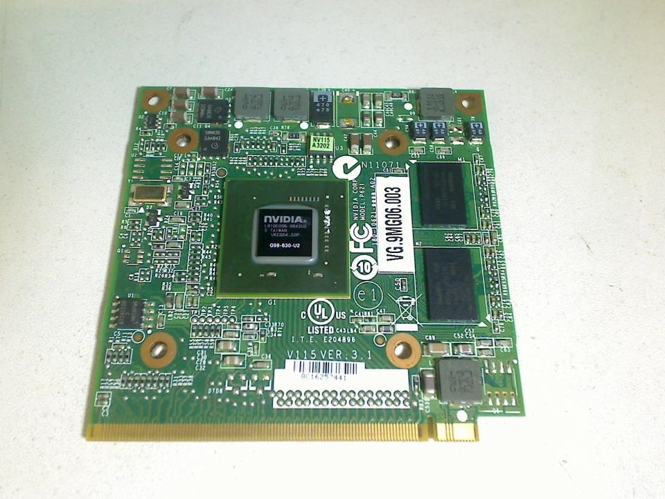GPU graphics card NVIDIA GeForce 9300M GS P621 Acer Aspire 7730ZG