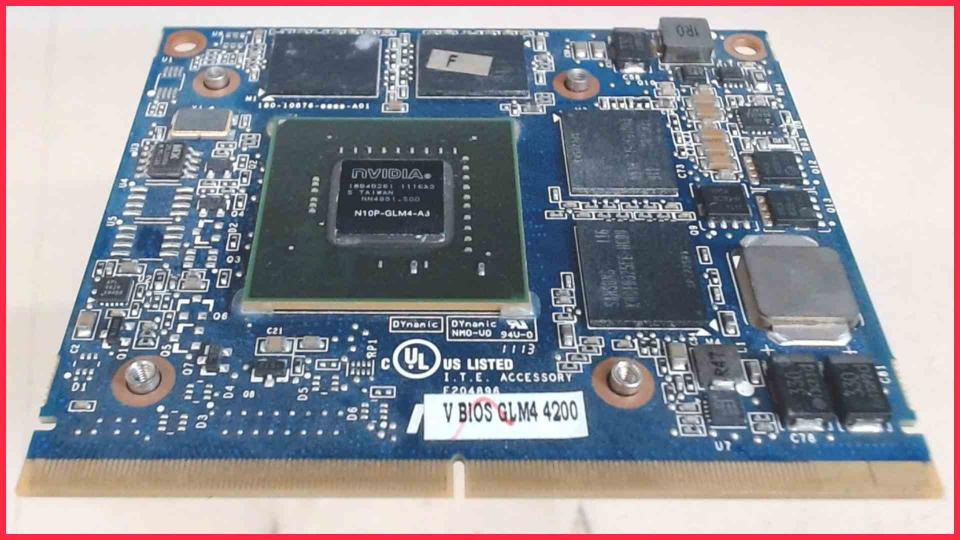 GPU graphics card NVIDIA Quadro FX 1800 1GB HP 8540W 8540P